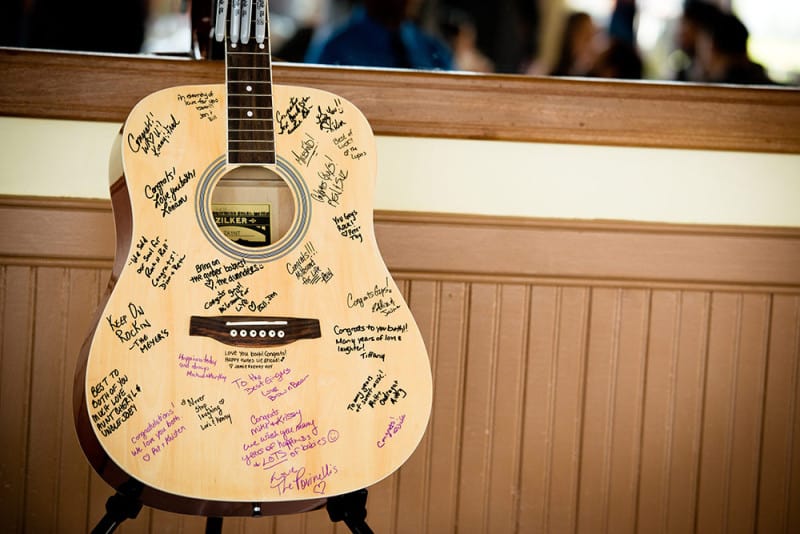 Mike and Kristine Real Wedding GuestBook 