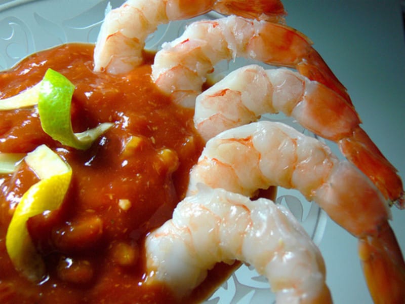 New Jersey Bride—shrimp cocktail