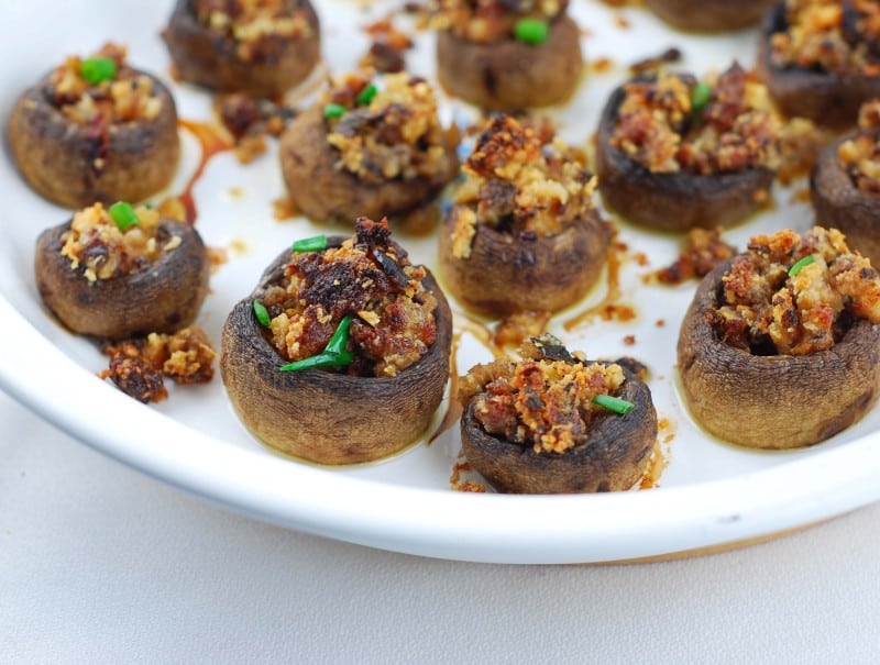 New Jersey Bride—Favorite hors doeuvres: stuffed-mushrooms