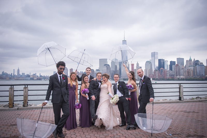 Rainy Day Wedding Real Wedding Liberty State House