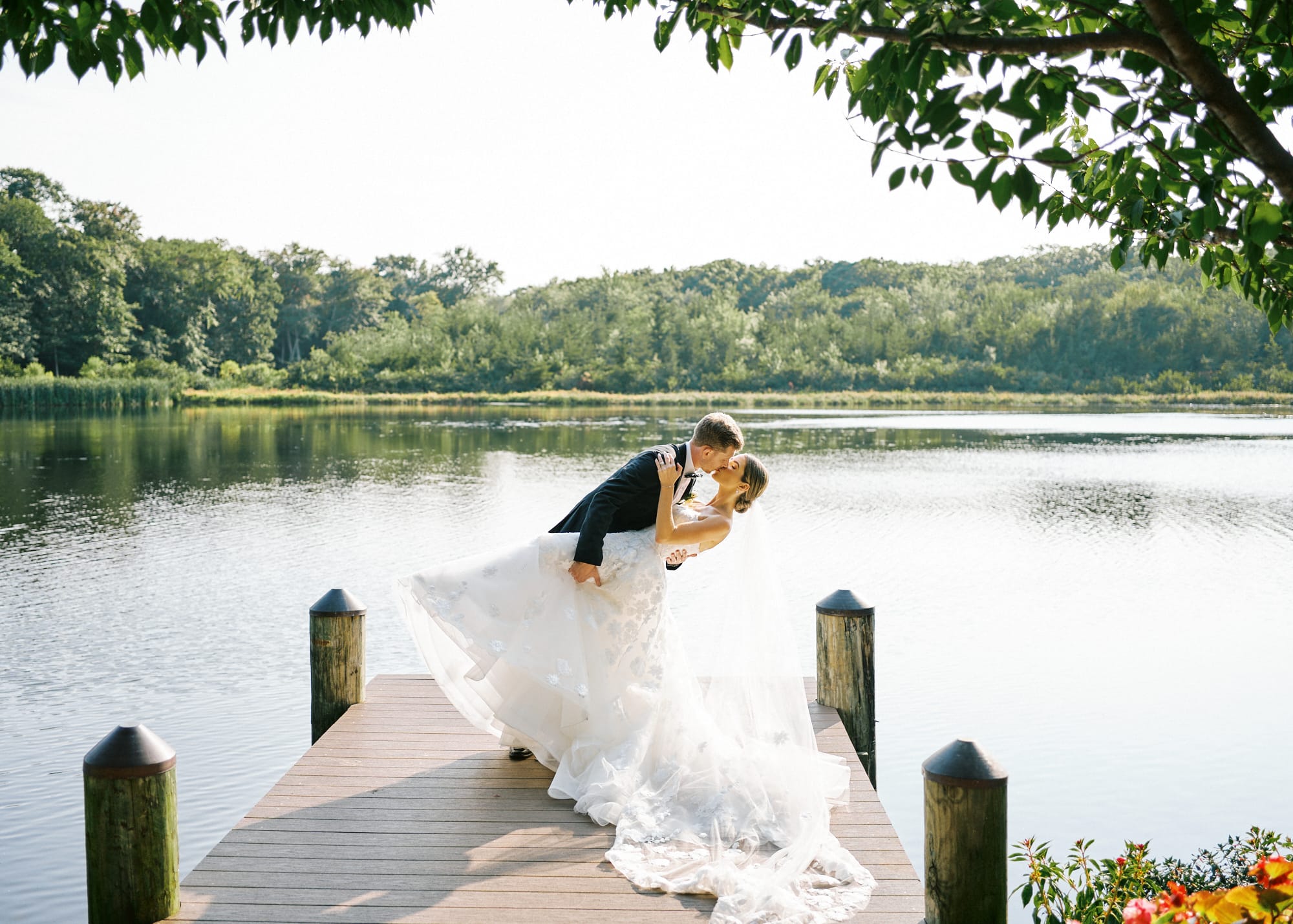 A Mill Lakeside Manor wedding.