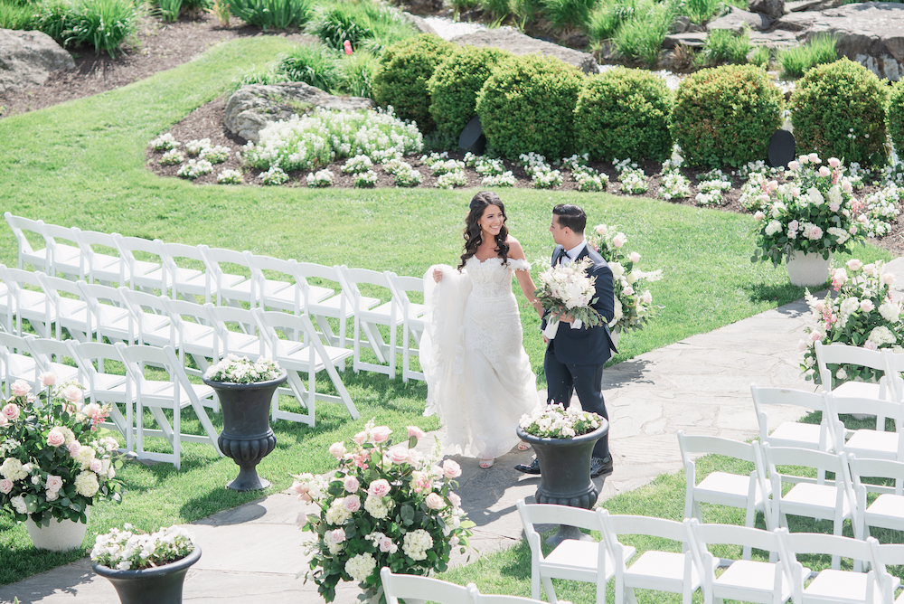 Crystal Springs Resort offers many options for garden wedding ceremonies.
