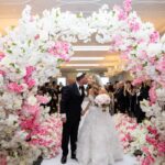 Bright Pink and White Florals Completed This Spring Wedding