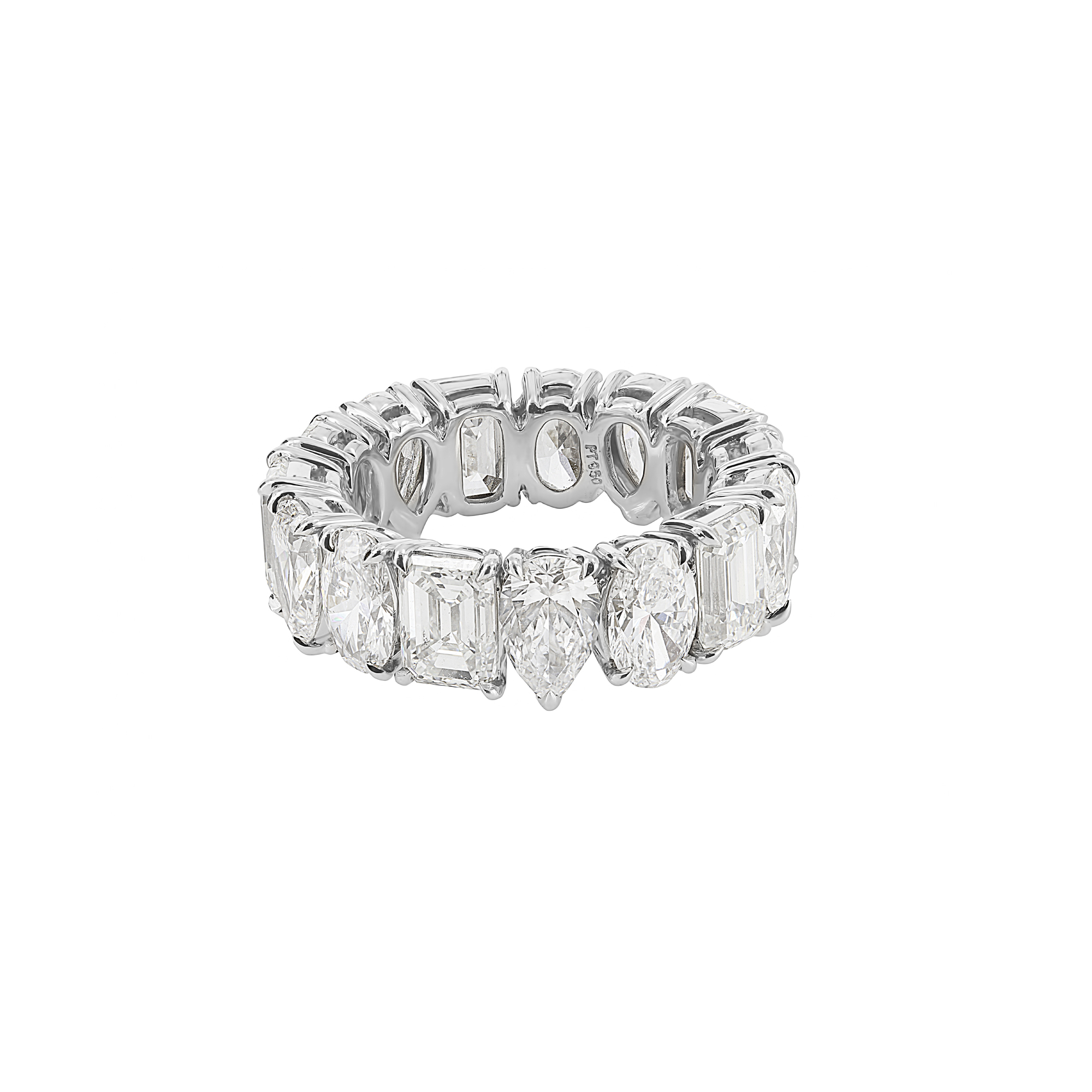 This wedding band is a unique accessory for the bride.