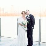 A Luxe Black, White and Gold Wedding Celebration in Jersey City