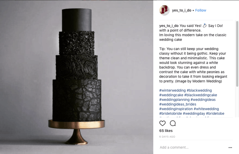 Black-wedding-cake