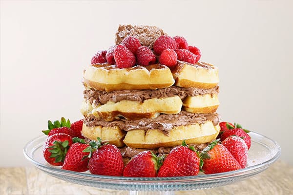 New Jersey Bride Waffle Cake