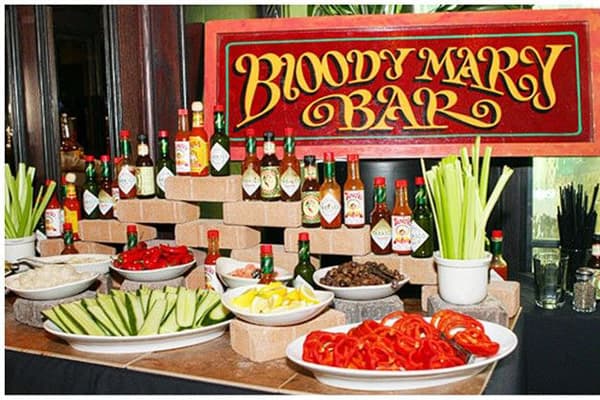 New Jersey Bride Blood Mary Bar