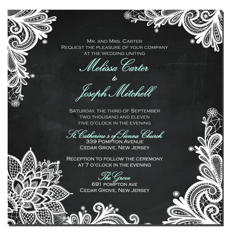 Chalkboard Stationery