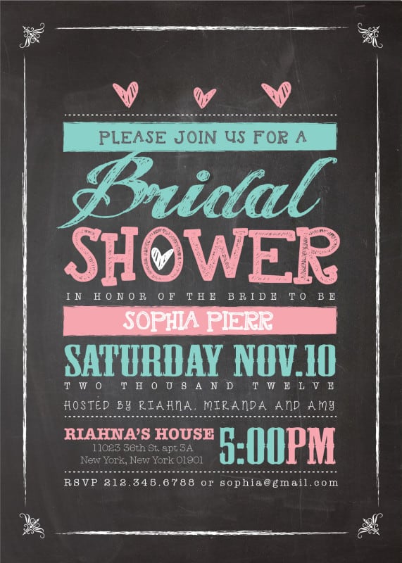 Bridal Shower Invitations