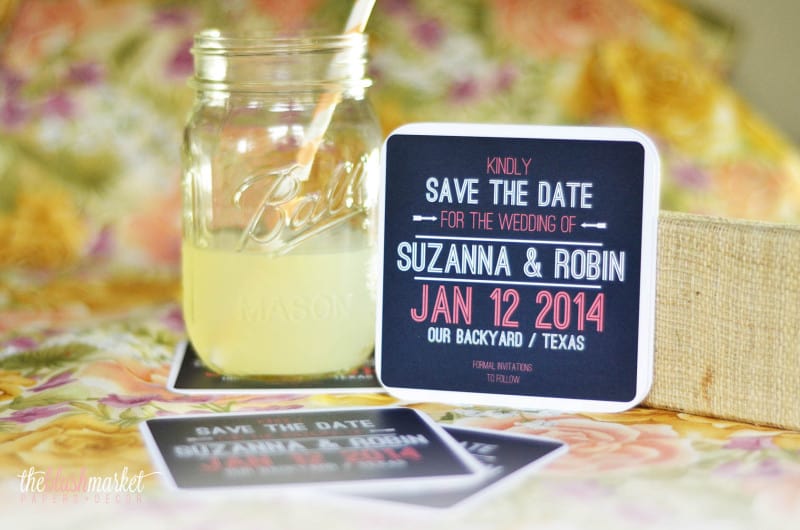 Wedding Coaster