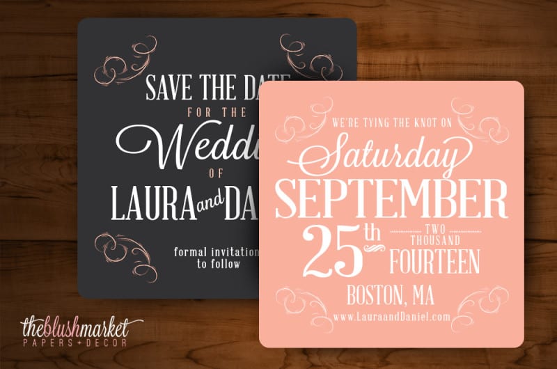 Wedding Coaster