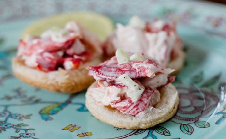 New Jersey Bride—lobster appetizer