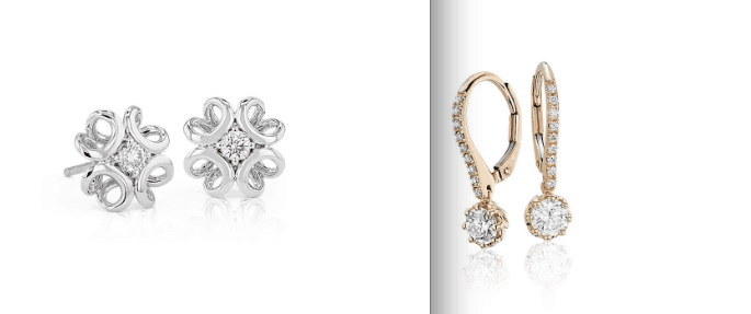 Colin Cowie for Blue Nile wedding earrings