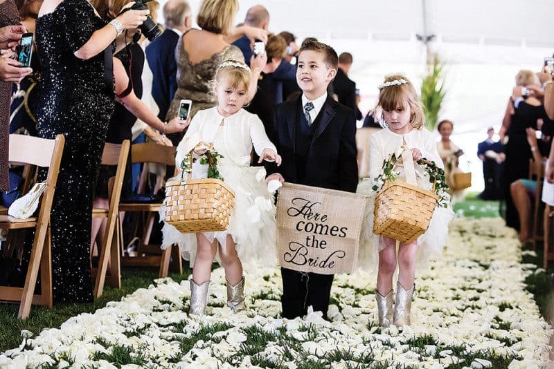 Cute kids in NJ weddings