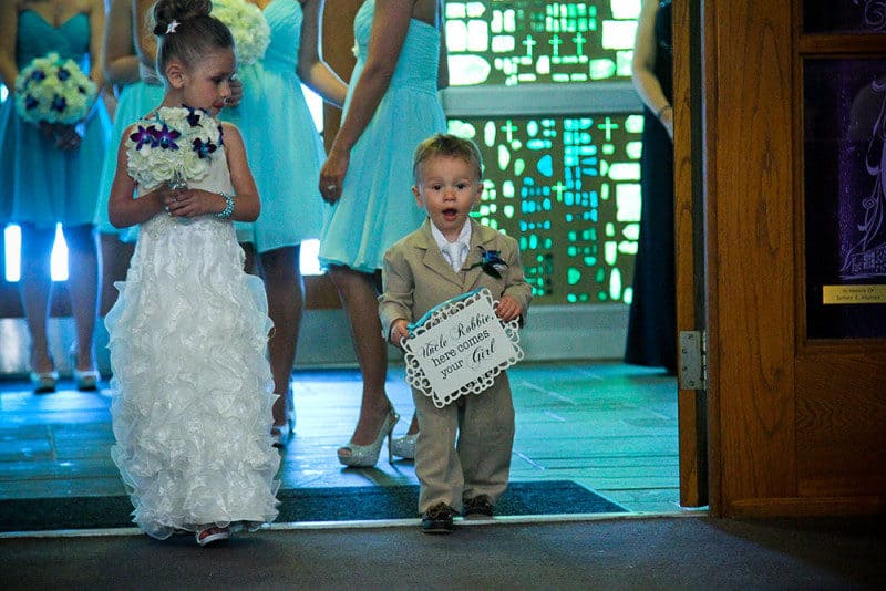 Cute kids in NJ weddings