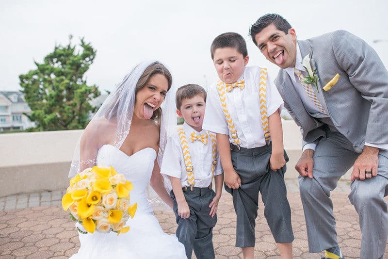 Cute kids in NJ weddings