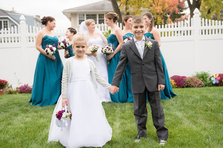 Cute kids in NJ weddings