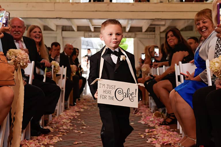 Cute kids in NJ weddings