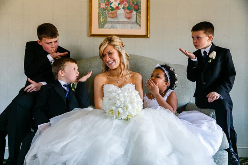 Cute kids in NJ weddings