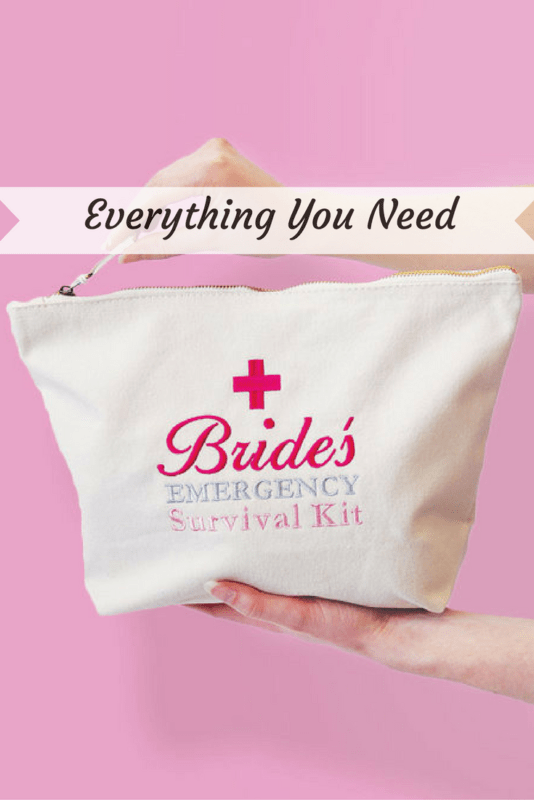 New Jersey Bride Wedding Day Survival Kit 
