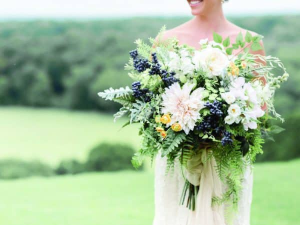 Faux wedding bouquets