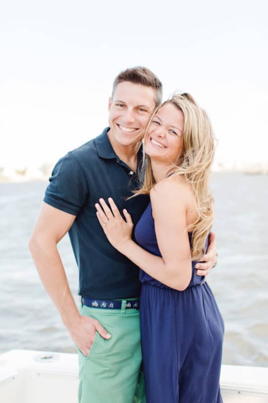 Emily and Mike's Fourth of July Engagement story down the shore.