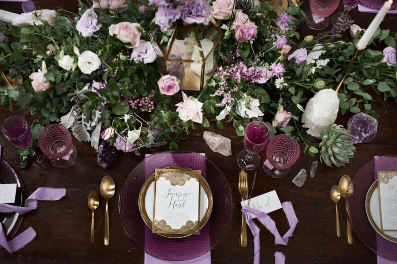 Boho-Luxe-Lavender-Wedding-inspiration