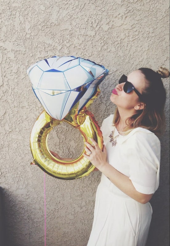 New Jersey Bride Etsy Engagement Ring Balloon