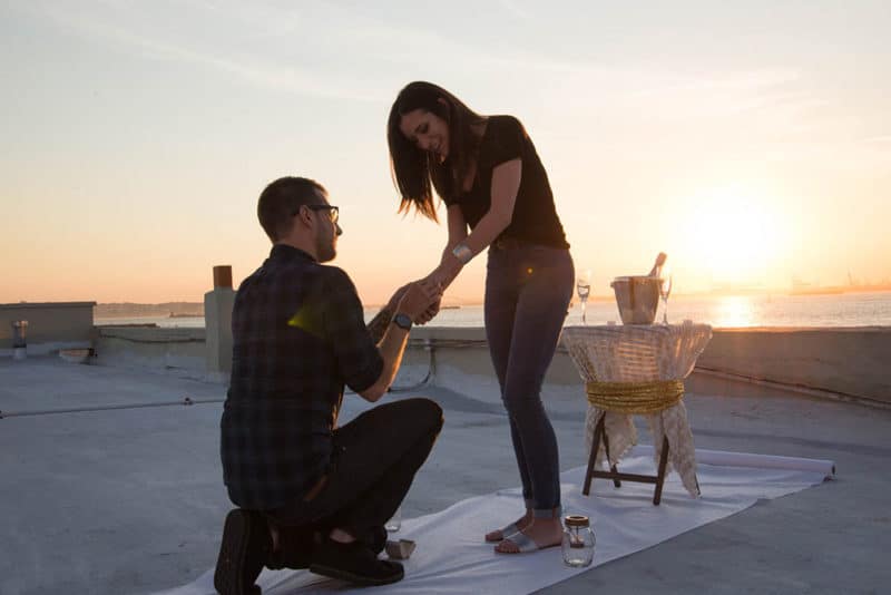 Rooftop Engagement Story