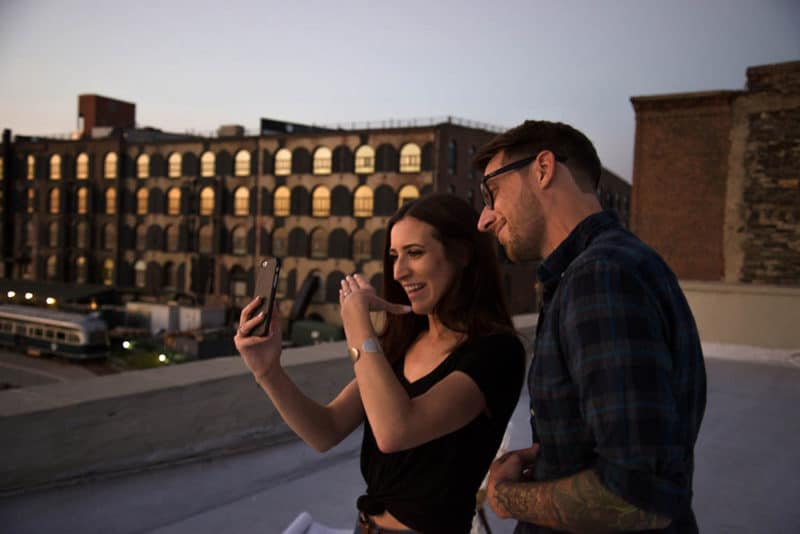 Rooftop Engagement Story