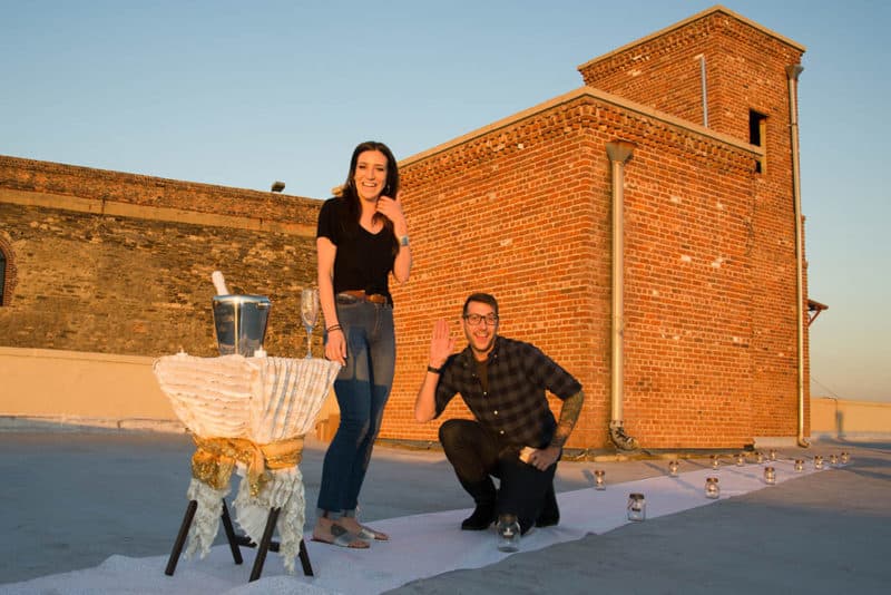 Rooftop Engagement Story