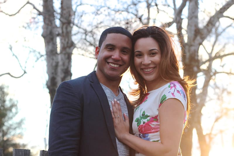New Jersey Bride Nathalie and Marx Engagement Session