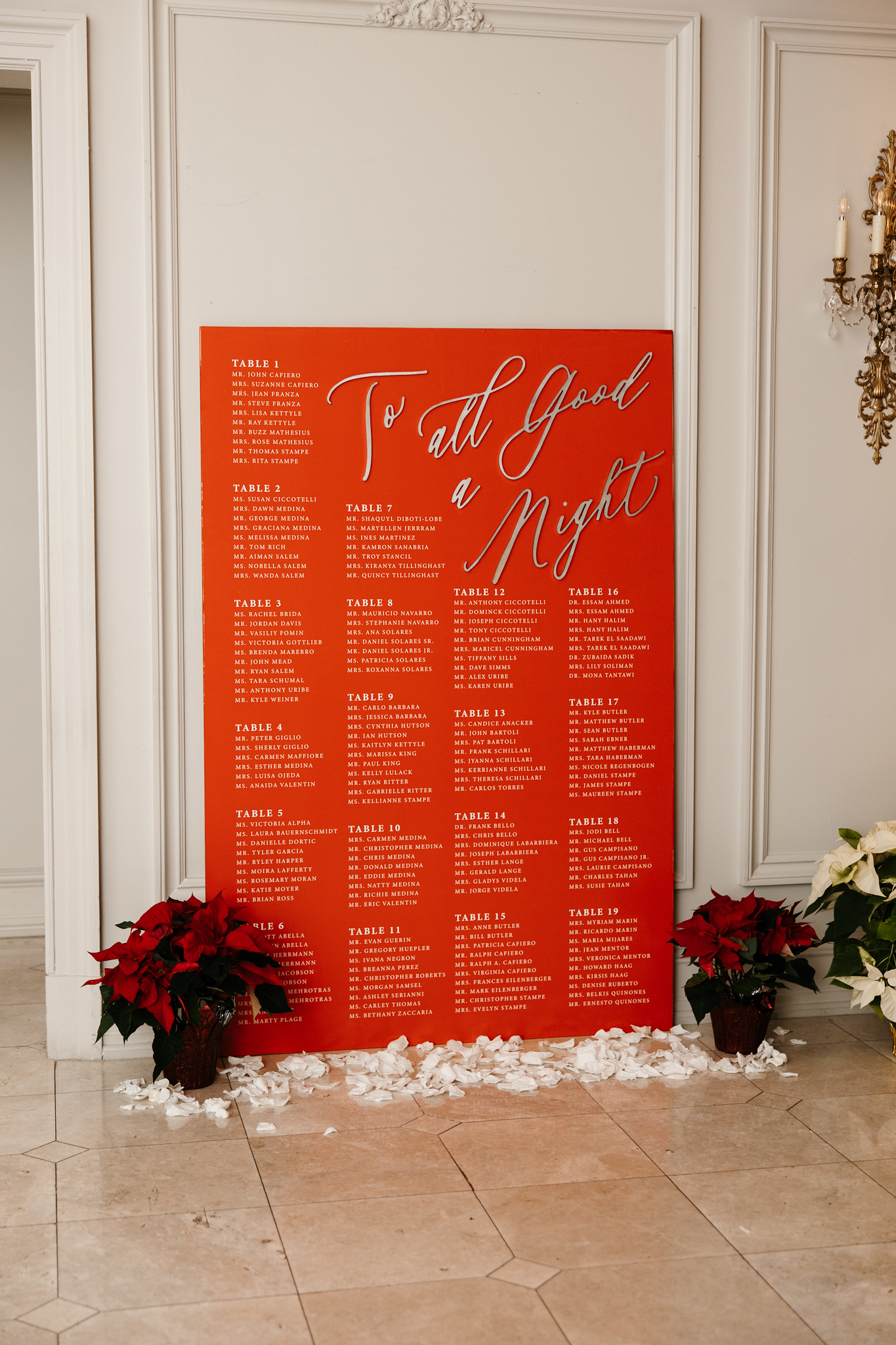 A Christmas-themed Park Chateau wedding.