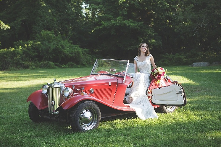 New Jersey Bride Vintage Props Aisle Style