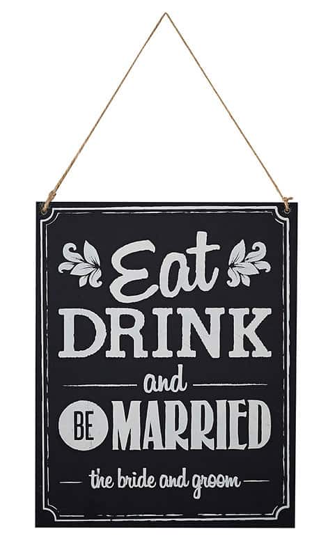 chalkboard sign