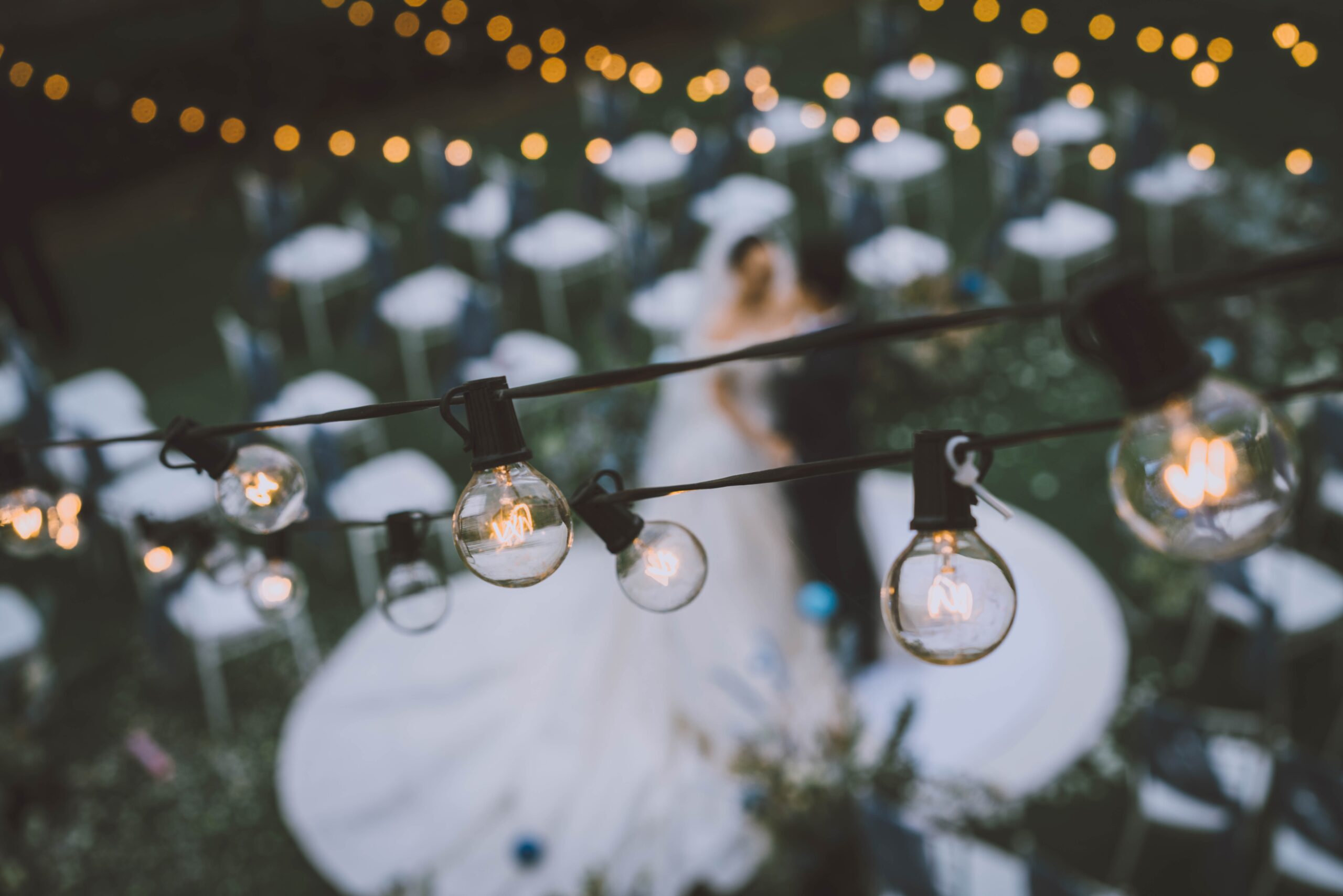 A backyard wedding.