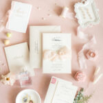 The wedding of Beautiful Shades of Ivory, Blush, Dusty Blue and Gold at This Ryland Inn Wedding Gallery 1