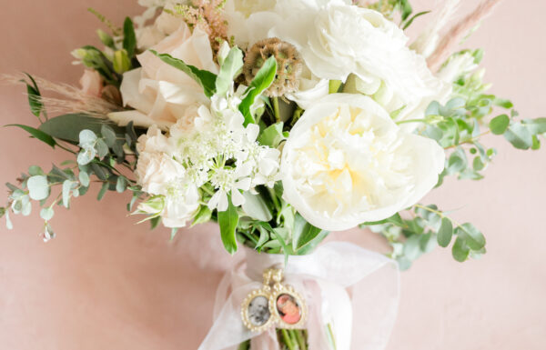 The wedding of Beautiful Shades of Ivory, Blush, Dusty Blue and Gold at This Ryland Inn Wedding Gallery 1