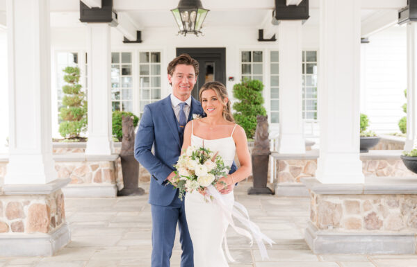The wedding of Beautiful Shades of Ivory, Blush, Dusty Blue and Gold at This Ryland Inn Wedding Gallery 4
