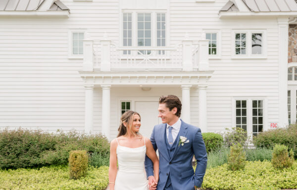 The wedding of Beautiful Shades of Ivory, Blush, Dusty Blue and Gold at This Ryland Inn Wedding Gallery 5