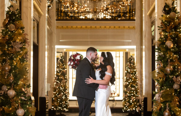 The wedding of A Christmas Wedding Filled With Love and Holiday Spirit Gallery 1