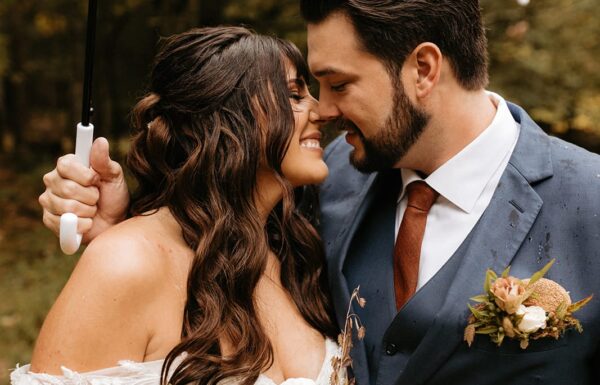 The wedding of This Wedding Had a Beautiful Outdoor Setting Complete With On-Site Cabins Gallery 4