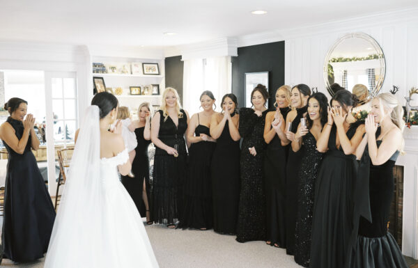 The wedding of A Winter Wedding With a Very Merry Dance Floor Gallery 11