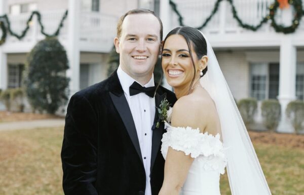 The wedding of A Winter Wedding With a Very Merry Dance Floor Gallery 13