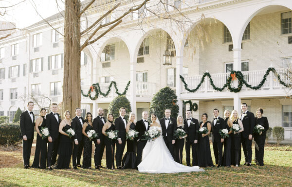 The wedding of A Winter Wedding With a Very Merry Dance Floor Gallery 8