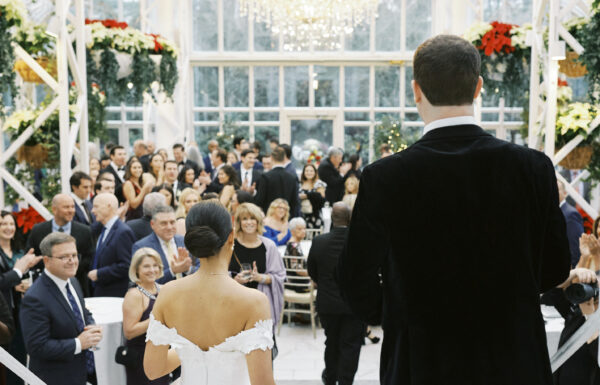 The wedding of A Winter Wedding With a Very Merry Dance Floor Gallery 4