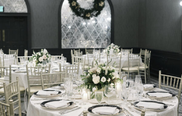 The wedding of A Winter Wedding With a Very Merry Dance Floor Gallery 1