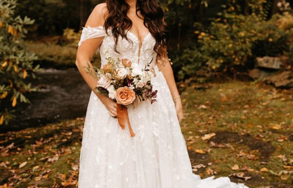 The wedding of This Wedding Had a Beautiful Outdoor Setting Complete With On-Site Cabins Gallery 2