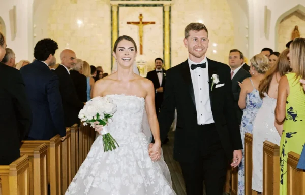 The wedding of Pops of Hot Pink Completed This Elegant Wedding at The Shore Gallery 4